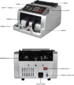 BEITZ BS-5300 Geldzählmaschine | Kompakter Wertzähler | gemischte Banknoten Zähler | Top Summenzähler | zuverlässiger Geldscheinprüfer | Geldzählmaschine Scheine | Geldzähler für Euro Scheine