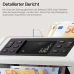 Safescan 2265 Geldzählmaschine, Wertzählung für gemischte EUR- und GBP-Banknoten - Banknotenzähler mit 5-facher Echtheitsprüfung - zählt sortierte Banknoten aller Währungen