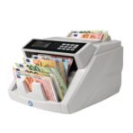 Safescan 2865-S Geldzählmaschine, Wertzählung für gemischte Banknoten - Banknotenzähler mit 7-facher Echtheitsprüfung - Geldzählmaschine mit mehrsprachiger Benutzeroberfläche