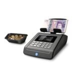 Safescan 6165 Geldzählmaschine, Wertzählung für Münzen und Banknoten - Münzzähler mit automatischer Münzrollenerkennung - Geldwaage für schnelles und einfaches Zählen von Kassenladen