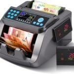 Bonvoisin Geldzählmaschine, Wertzählung, Euro UV/MG/IR/MT/DD Falschgelderkennung, Nennwertsortierung und Mischzählung, Additions- und Batch-Modus, 3 Displays, für Unternehmen, 1000 Scheine/Min (EU)