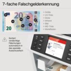 Safescan 2995-SX Geldzählmaschine, Wertzählung und Fitness-Sortierung von gemischten Banknoten - Banknotenzähler mit 7-facher Echtheitsprüfung - Geldzählmaschine mit ATM-Sortierfunktionen