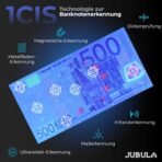 MV-300 Geldzählmaschine für gemischte Geldscheine Bundle mit Jubula MPR-1 | UV/MG/MT/IR/DD usw. | EUR USD GBP | Banknotenzähler | Geldzähler | Banknotenzählmaschine | Geldscheinzähler
