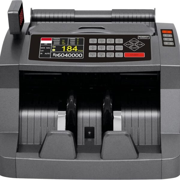 Geldzählmaschine VC-2200 | 3 Jahre Garantie | Versand & Support aus Deutschland | Für gemischte Euro-Scheine | Falschgeldprüfung UV IR MG | 1.000 Scheine/min