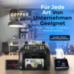 MV-300 Geldzählmaschine für gemischte Geldscheine | UV/MG/MT/IR/DD usw. | Sicher | Exakt | EUR USD GBP | Banknotenzähler | Geldzähler | Banknotenzählmaschine | Geldscheinzähler
