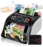 MV-300 Geldzählmaschine für gemischte Geldscheine | UV/MG/MT/IR/DD usw. | Sicher | Exakt | EUR USD GBP | Banknotenzähler | Geldzähler | Banknotenzählmaschine | Geldscheinzähler