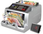 BEITZ BS-5300 Geldzählmaschine | Kompakter Wertzähler | gemischte Banknoten Zähler | Top Summenzähler | zuverlässiger Geldscheinprüfer | Geldzählmaschine Scheine | Geldzähler für Euro Scheine